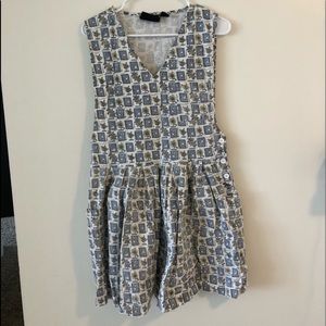 vintage sunflower dress